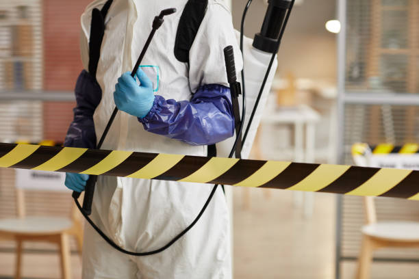 Professional Biohazard technician working in Elkhorn, WI